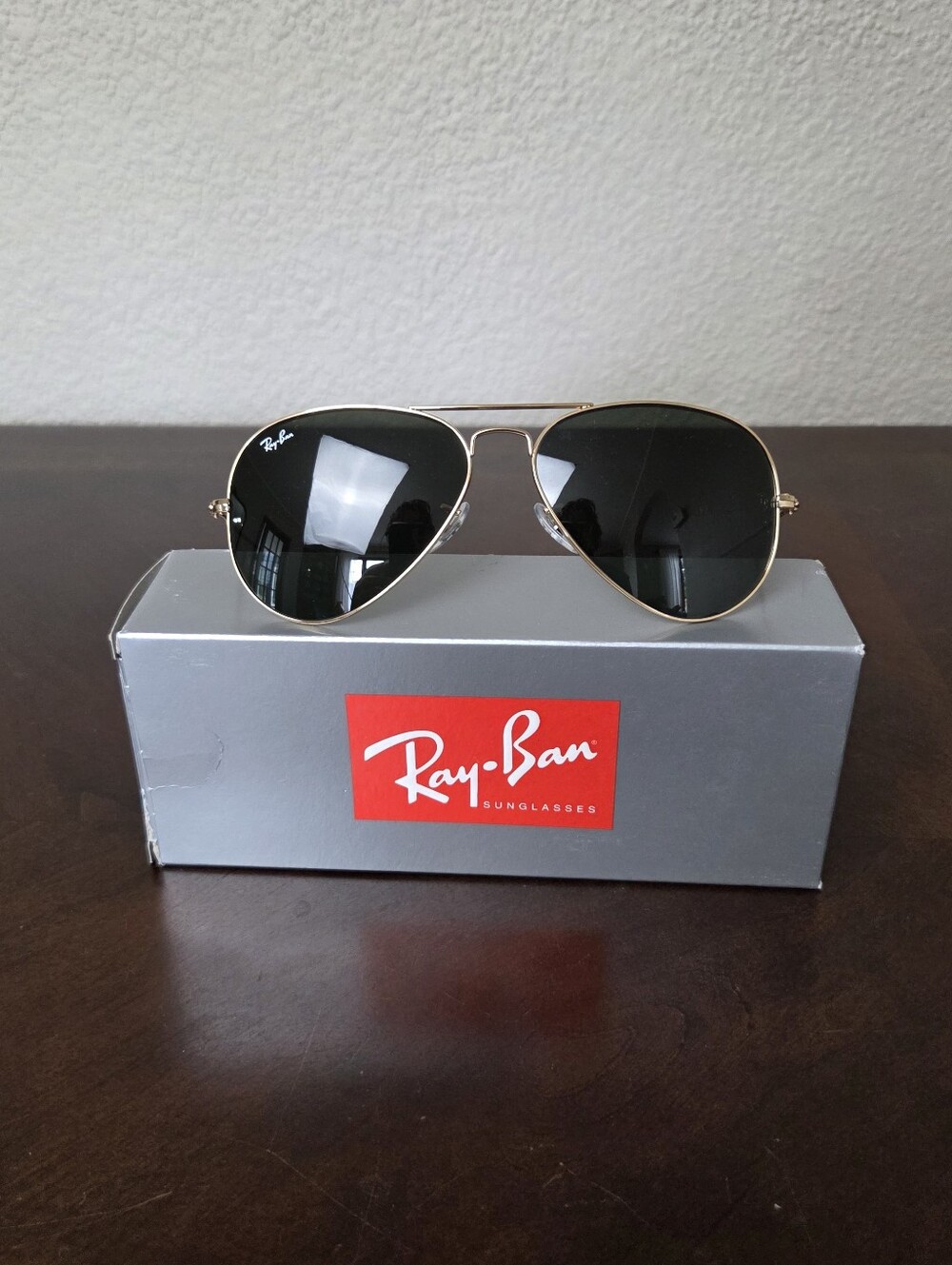 Unisex Ray Ban Large Metal Arista Sunglasses